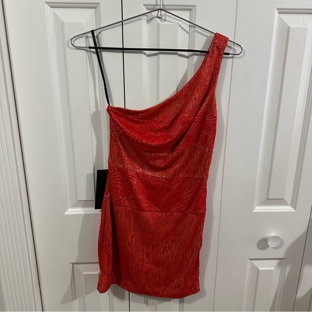 Bebe Coral Red Dress